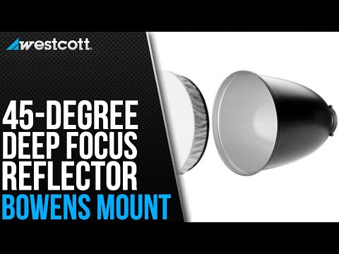 Westcott 45-Degree Deep Focus Reflector with Honeycomb Grids and Diffusion (Bowens Mount)