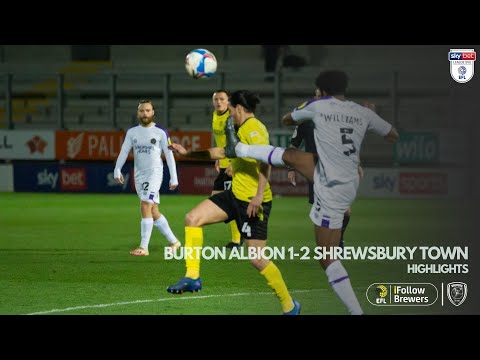 20/21 HIGHLIGHTS | Burton Albion 1-2 Shrewsbury Town