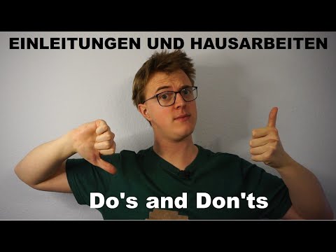 Wie schreibe ich meine Einleitung in der Hausarbeit? - Do´s and Don´ts