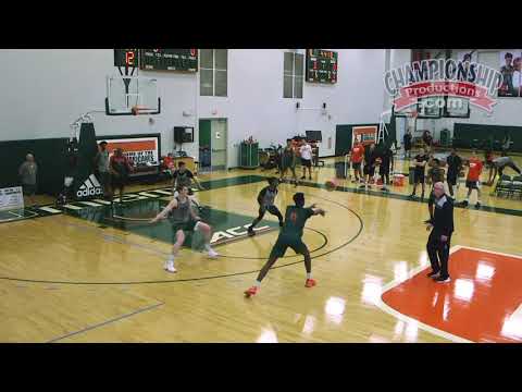 Jim Larranaga's "UCLA Drill" for Shooting & Defense at Basketball Practice!