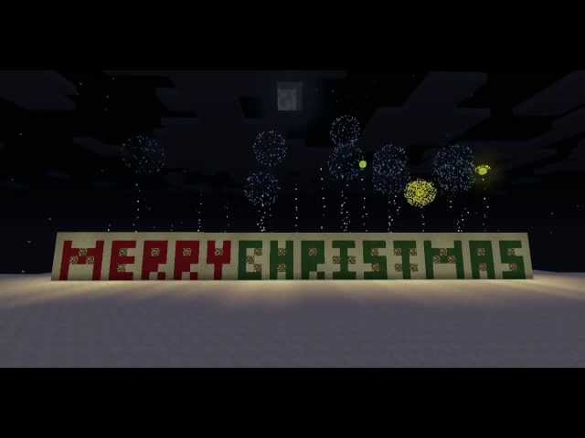 Christmas Fireworks Show! (Wsmus Redstone World) Minecraft Map