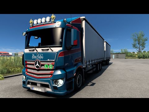 ETS2 Mercedes-Benz Antos Tandem Brasov (RO) - Hunedoara (RO)