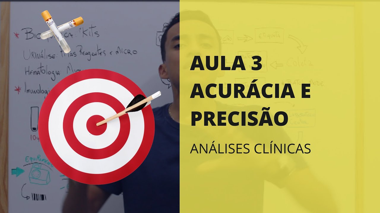 FUNDAMENTOS EM ANÁLISES CLÍNICAS - AULA 3 (ACURÁCIA E PRECISÃO)
