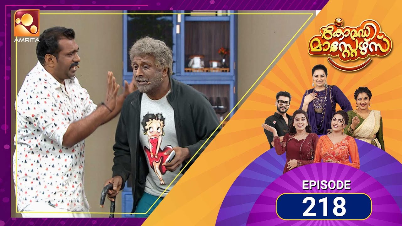 218 Episodes of Laughter! 😂Comedy Masters keeps the fun rolling! | Mon–Wed @ 9 PM | Amrita TV