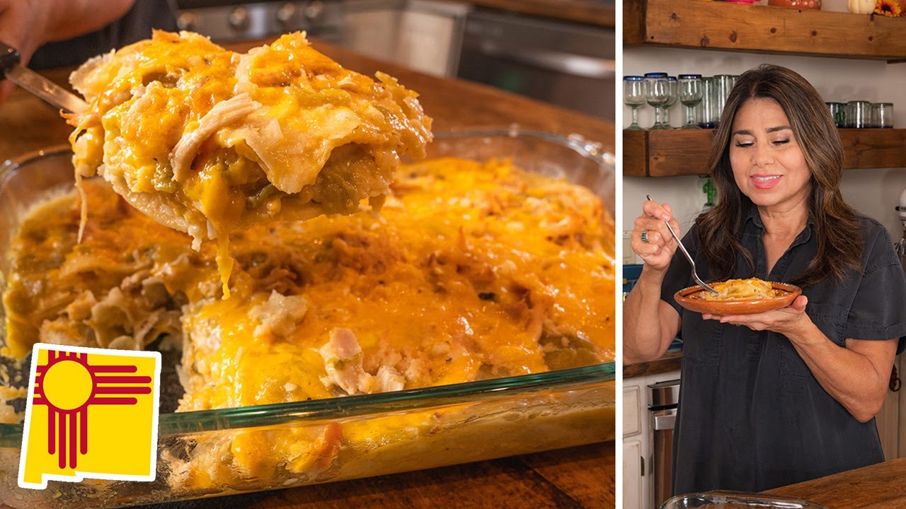 GREEN CHILE CHICKEN ENCHILADAS: Classic Recipe with Hatch Green Chile