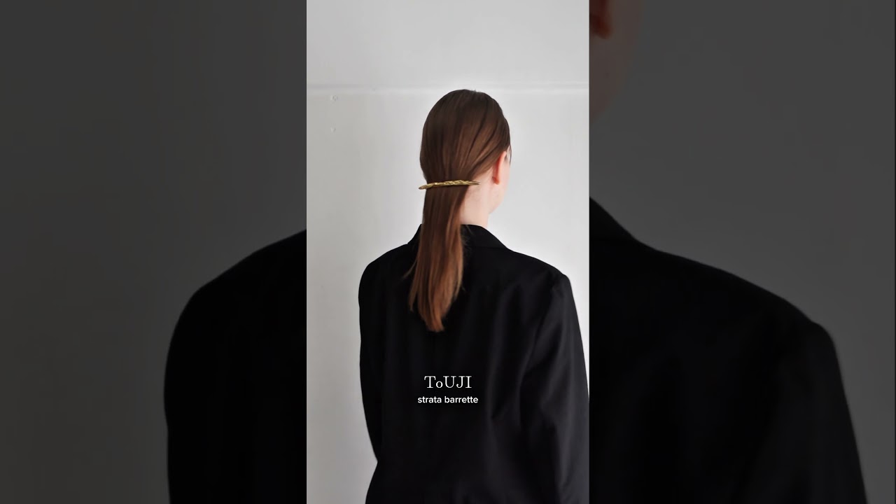 strata barrette(gold) #ヘアアレンジ #ヘアバレッタ