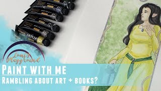 Paint with me: Making a bookmark of Firal