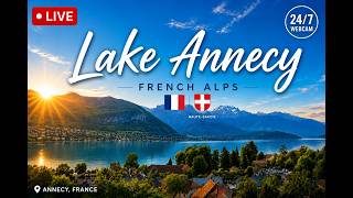 Annecy Lake Live Webcam 🇫🇷 | 24/7 Scenic View from the French Alps