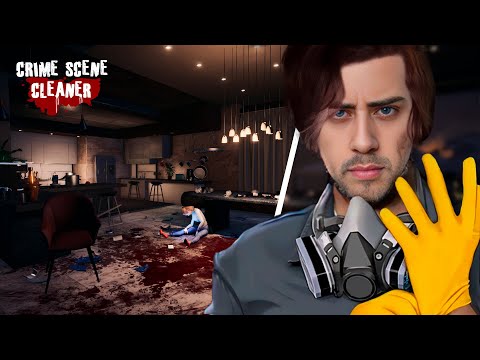 cellbit jogando CRIME SCENE CLEANER