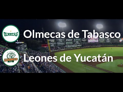 ¡EN VIVO! Olmecas de Tabasco vs Leones de Yucatan