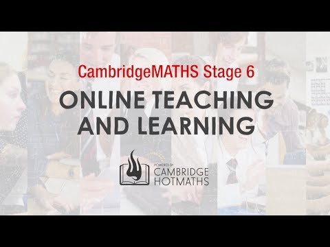 CambridgeMATHS Stage 6 interactive resources powered by Cambridge HOTmaths