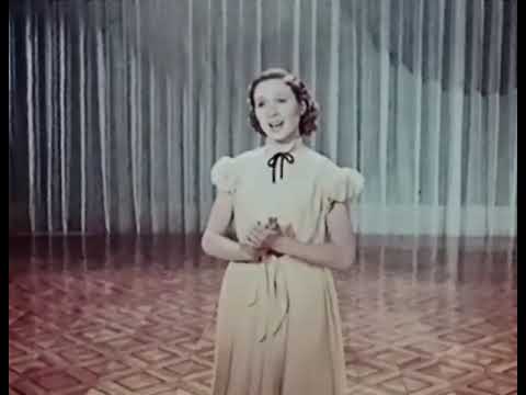 Евгения Мирошниченко. Фрагмент из фильма "Весенние голоса", 1955 г.