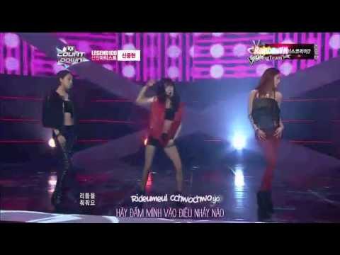 [Vietsub-kara] [14.03.2013] The Dance in the Rhythm - Rainbow (Jaekyung, Hyunyoung, Woori)