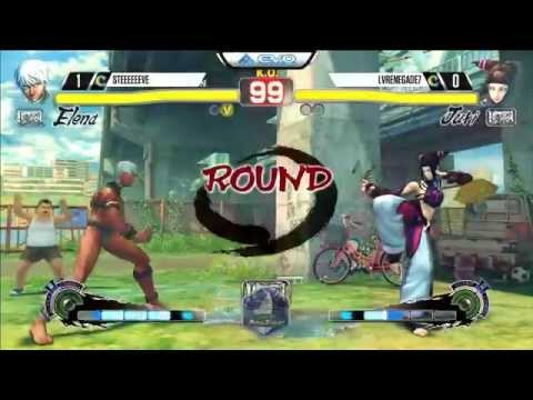Steeeeeeve (Elena) vs Lvrenegade7 (Juri) - EVO 2015 USF4 Pools - 720p/60fps
