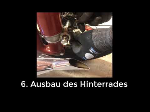EMW R35/3 Stossdaempferdemontage hinten