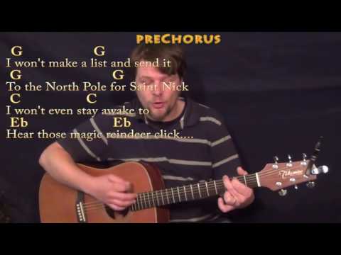All I Want For Christmas Is You (Mariah Carey) Guitar Cover Lesson in G with Chords/Lyrics