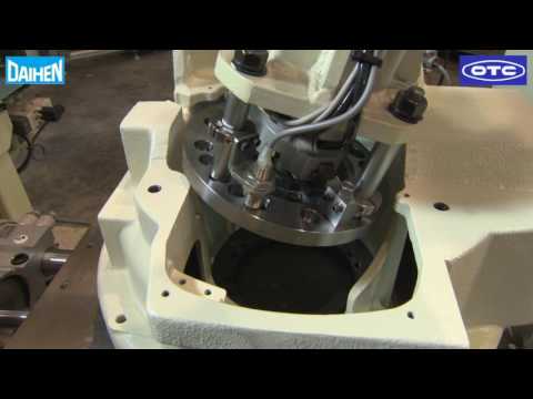 Force-feedback guided robotic assembly. Our reduction gear is assembled incorporating a force sensor mount to our robot
