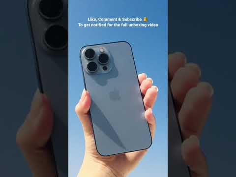 iPhone 13 Pro Unboxing Preview | Sierra Blue | Cook with Fizz #iphone13pro #iphone13prounboxing