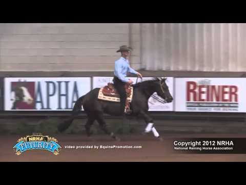 Wrightlittlerooster and John Irish - 2012 NRHA Futurity Show