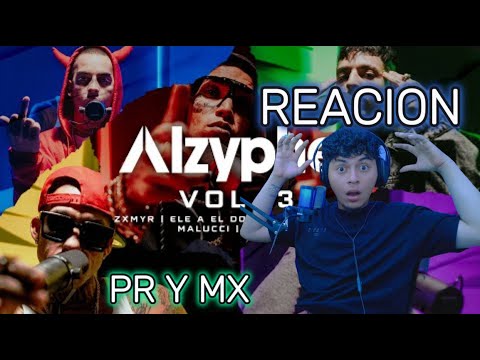 💣 Alzypher Vol. 3 - Zxmyr x Neto Peña x Ele A El Dominio x Malucci x Lefty SM 🇲🇽🇵🇷🇵🇪 | REACTION |