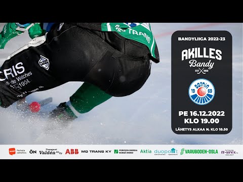 Bandyliigan ottelu: Akilles - Botnia PE 19.12.2022 klo 19