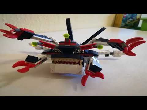 Lego Creator 31088 Alternative Building 3 Sets Necessary  Blue Octopus Devil  Blauber Oktopus Teufel