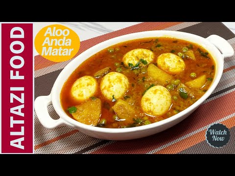 Aloo Anda Matar Recipe | Easy & Quick One-Pot Meal | Altazi Food