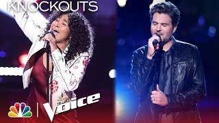 The Voice 2018 - Knockout Montage: Jordyn Simone vs. Reid Umstattd