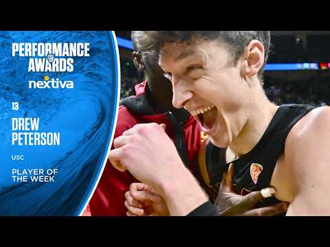 No. 16 USC's Drew Peterson wins Pac-12 Player of the Week after heroics in Oregon