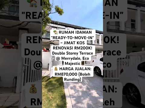 Fully Renovated & Fully Furnished Double Storey Terrace @ Merrydale, Eco Majestic, Semenyih. video
