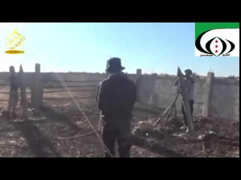 استهداف مقرات النظام في درعا المحطة بقذائف الهاون من لواء المعتصم بالله ضمن مجريات معركة عاصفة الجنوب