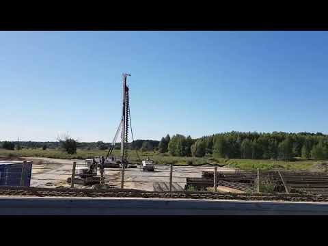 Autostrada A2, budowa. A2 obok obwodnicy Siedlec, Siedlce Zachód Swoboda