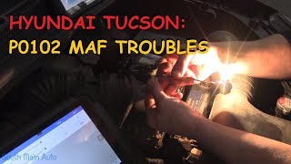 Hyundai Tucson - P0102 Mass Air Flow (MAF) Circuit Low