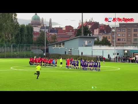 75.MATRICE FOOTBALL 22/23 MATCH NATIONAL YOUTH LEAGUE B RWD MOLENBEEK vs RSC ANDERLECHT WU16
