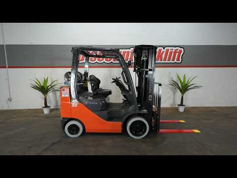 TOYOTA 8-Series 8FGCU25 5,000lb LP (Propane) #7527 - Forklift for Sale