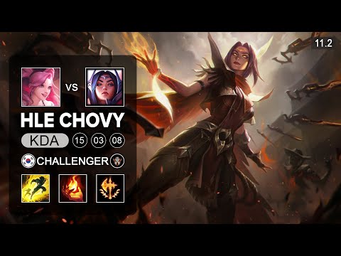 Chovy Irelia Mid vs Seraphine - KR Challenger Patch 11.2