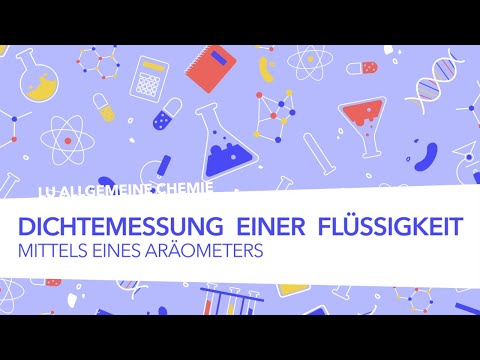 Dichtemessung einer Flüssigkeit mittels eines Aräometers