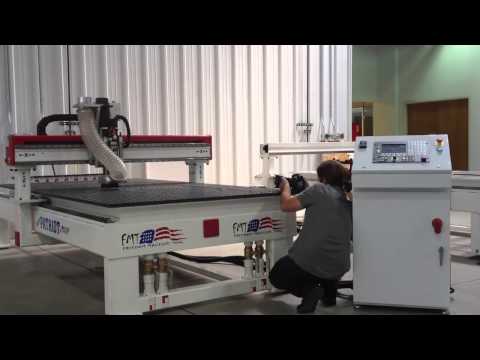 Freedom Machine Tool Patriot CNC 5' x 10' Demo During Scionka Films Video Shoot