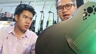 ส่งงานซ่อม Ovation บริชแตกอ้าหลุดออกมา เพราะใส่สายเบอร์ 12 , กาวหมดอายุ