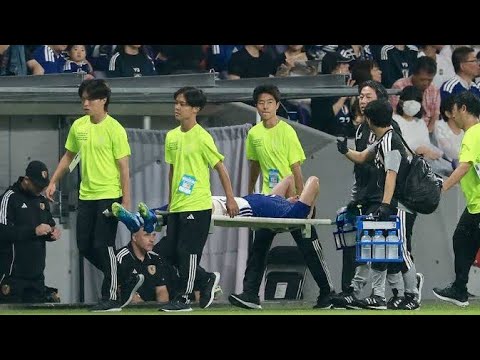 日本代表デビューからわずか数分…熊坂光希を襲った悪夢😭⚽#熊坂光希 #日本代表 #サッカー日本代表 #SAMURAIBLUE #サッカー #柏レイソル #国際親善試合 #サッカーニュース #日本代表戦