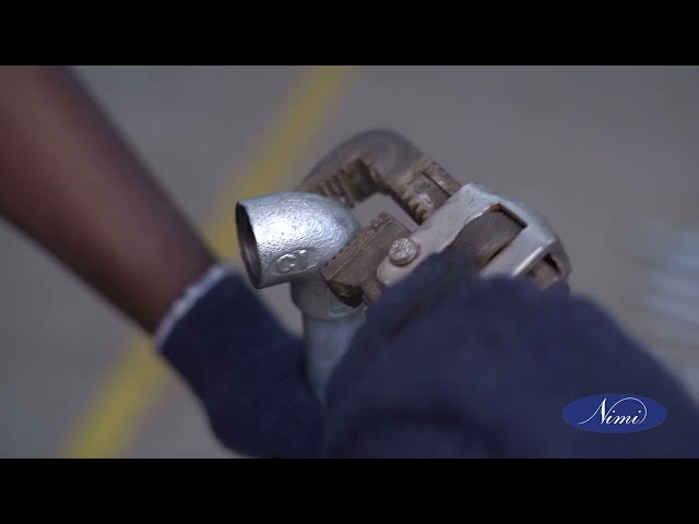 Fitting of pipes as per sketch observing conditions used for pipe work