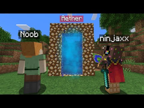 I troll a Noob with Aether on Minecraft..