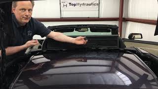 Cadillac XLR - How to Manually Open and Close the Top