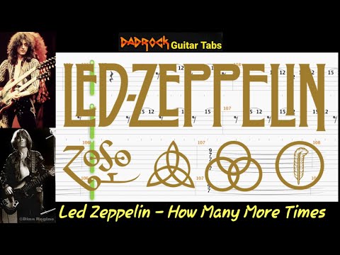 How Many More Times - Led Zeppelin - Guitar + Bass TABS Lesson