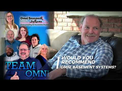 David from Hamilton gives testimonial about the Omni Basement Systems