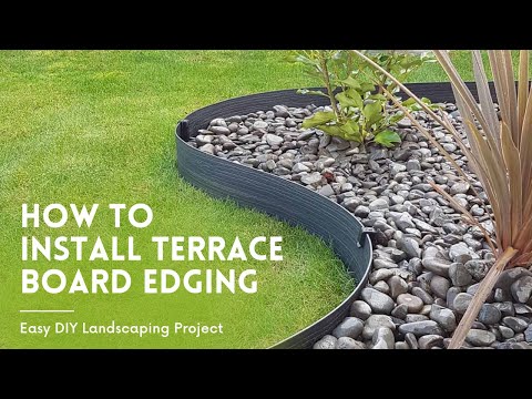 How to Install Master Mark Terrace Board Landscape Edging | Easy DIY Landscaping Project