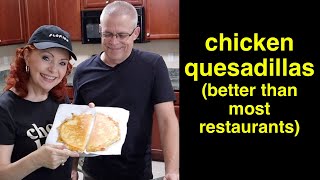 Chicken Quesadillas (better than most restaurants) #mexicanfood #easyquesadillarecipe #chickenrecipe