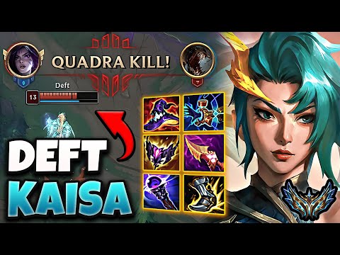 Kaisa vs Draven ADC [ KT Deft ] Patch 14.3 Korea Challenger ✅