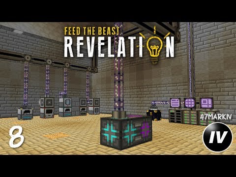 FTB Revelation  - Ep 8 - AE2 Autocrafting