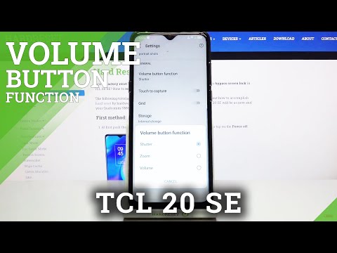 How to Change Camera Volume Key in TCL 20 SE – Set Up Camera Volume Key